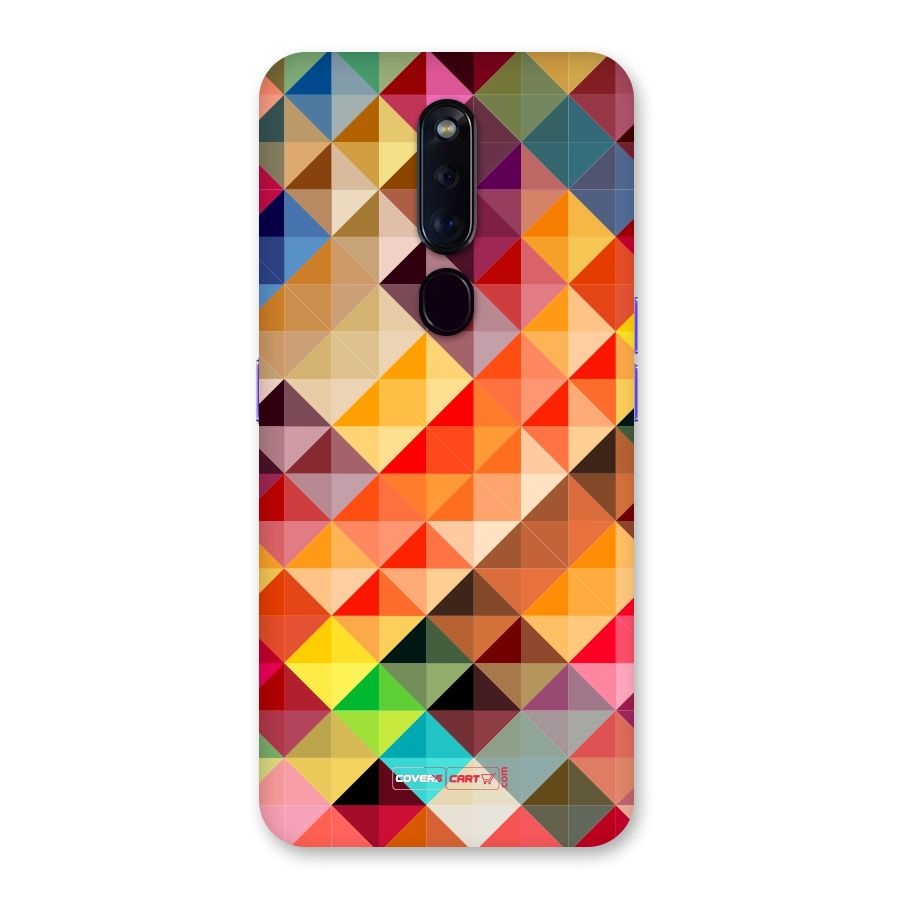 Colorful Cubes Back Case for Oppo F11 Pro