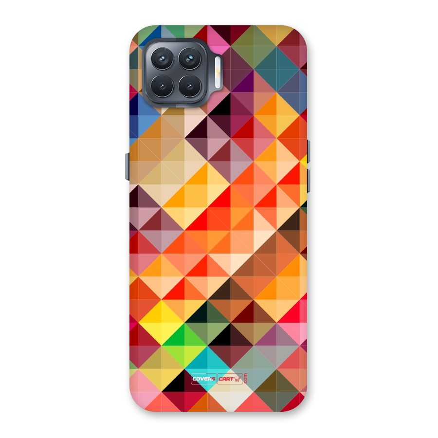 Colorful Cubes Back Case for Oppo F17 Pro