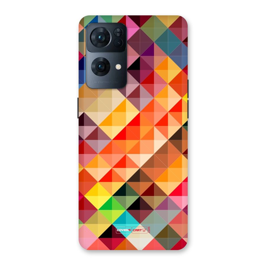 Colorful Cubes Back Case for Oppo Reno7 Pro 5G