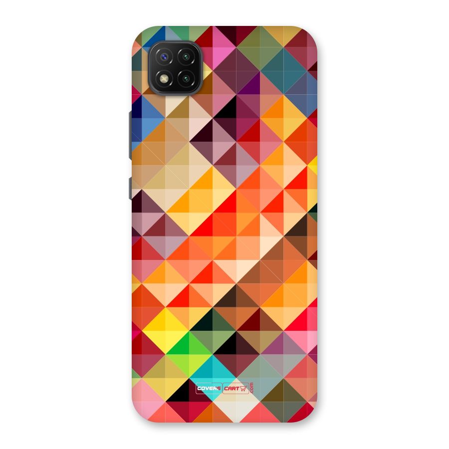 Colorful Cubes Back Case for Poco C3