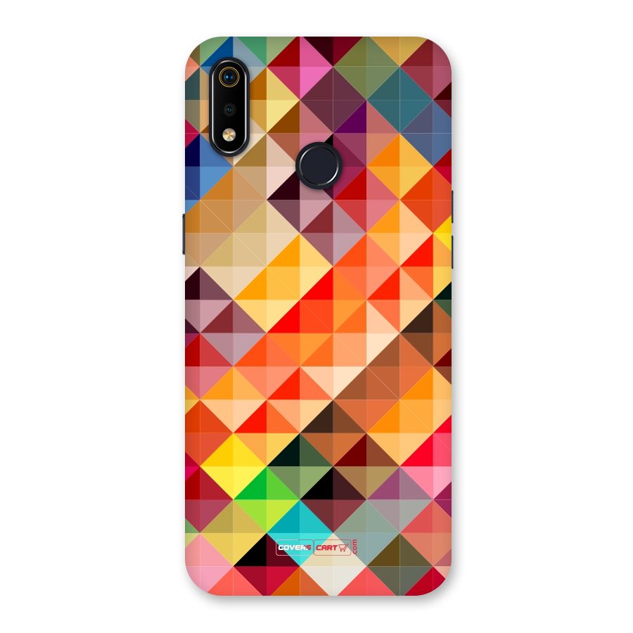 Colorful Cubes Back Case for Realme 3i