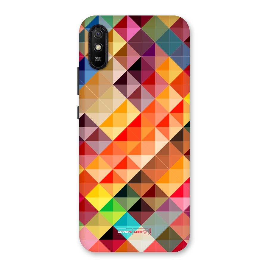 Colorful Cubes Back Case for Redmi 9A