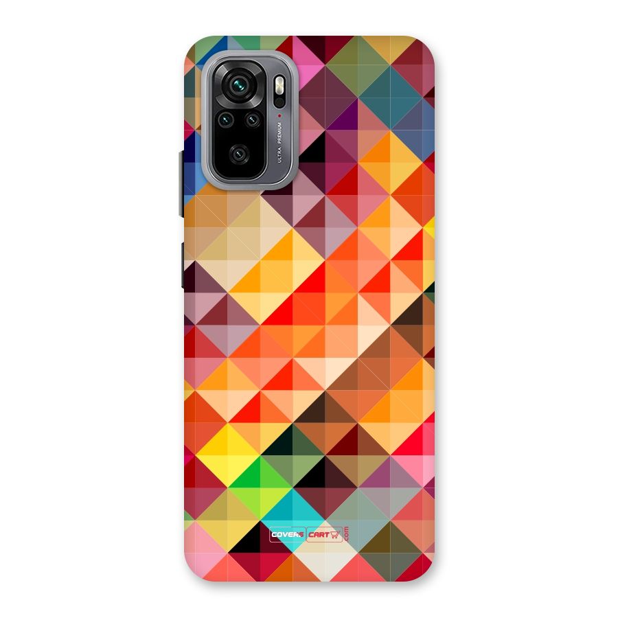 Colorful Cubes Back Case for Redmi Note 10