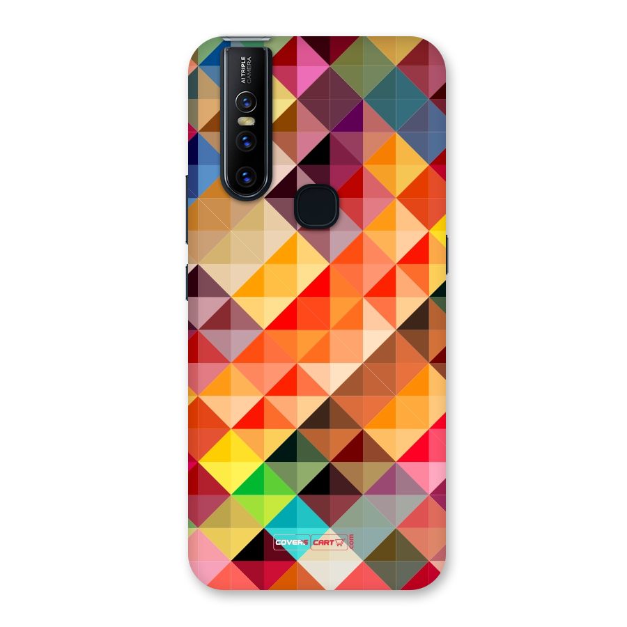 Colorful Cubes Back Case for Vivo V15