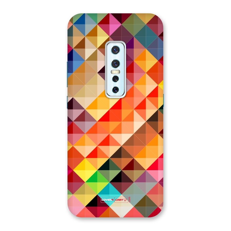 Colorful Cubes Back Case for Vivo V17 Pro