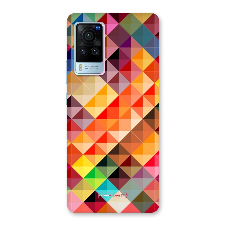 Colorful Cubes Back Case for Vivo X60 Pro