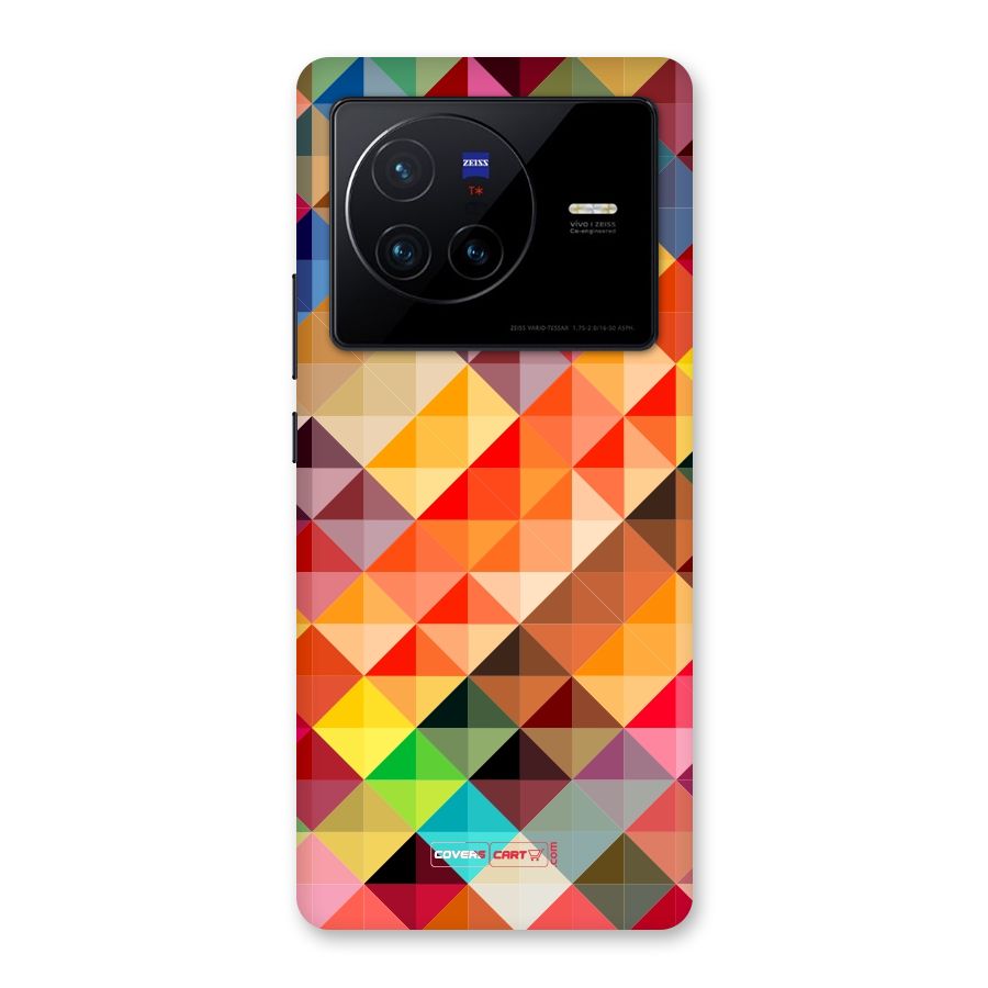 Colorful Cubes Back Case for Vivo X80