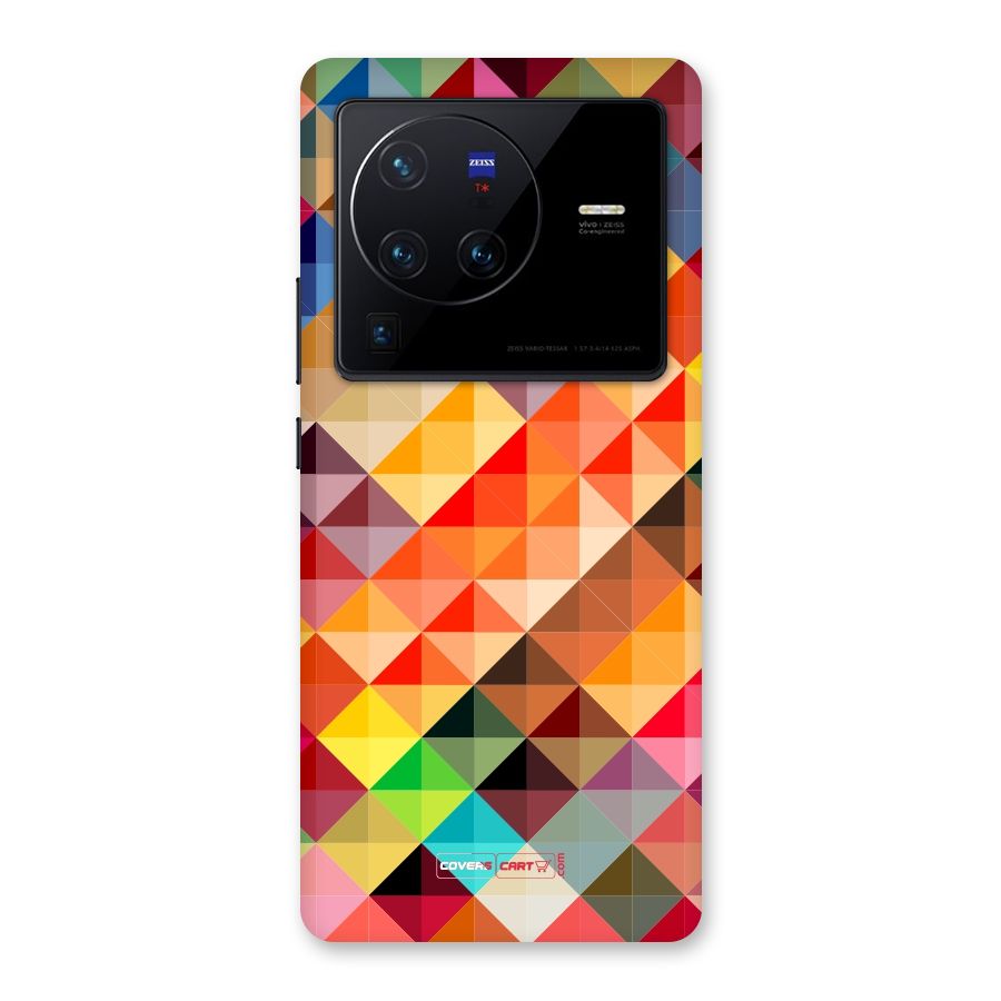Colorful Cubes Back Case for Vivo X80 Pro