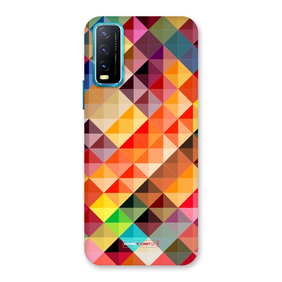 Colorful Cubes Back Case for Vivo Y20G