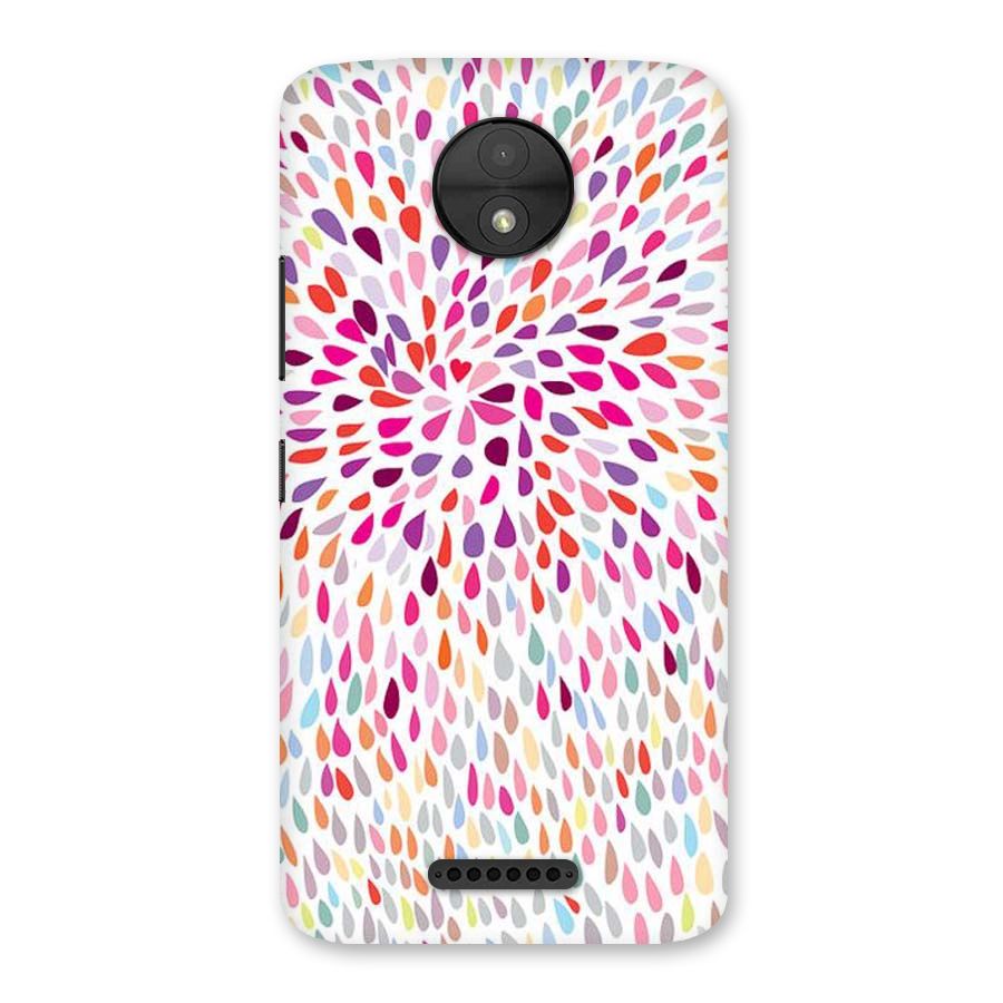 Colorful Decorative Pattern Back Case for Moto C