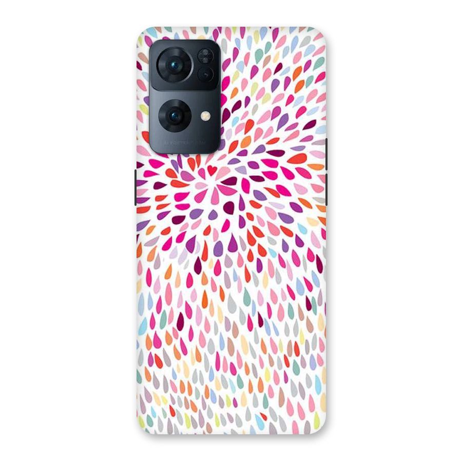 Colorful Decorative Pattern Back Case for Oppo Reno7 Pro 5G