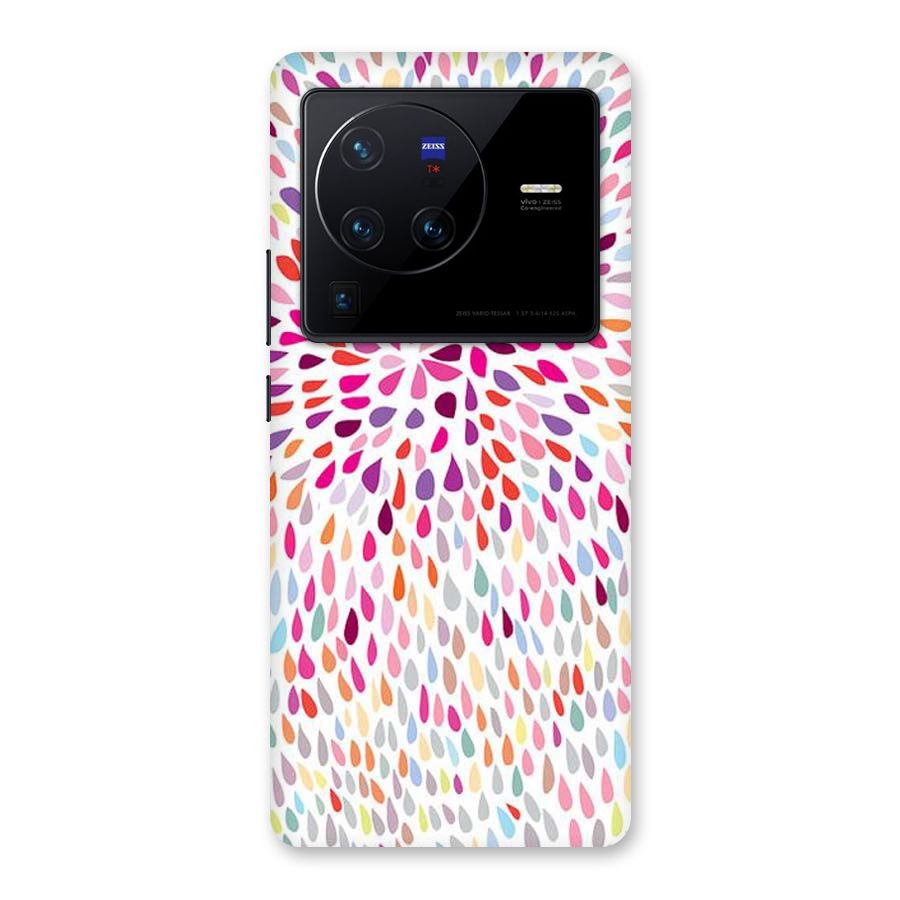 Colorful Decorative Pattern Back Case for Vivo X80 Pro