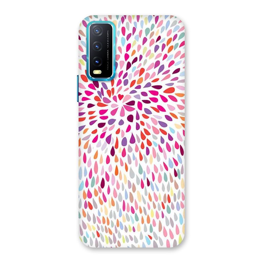 Colorful Decorative Pattern Back Case for Vivo Y20 2021