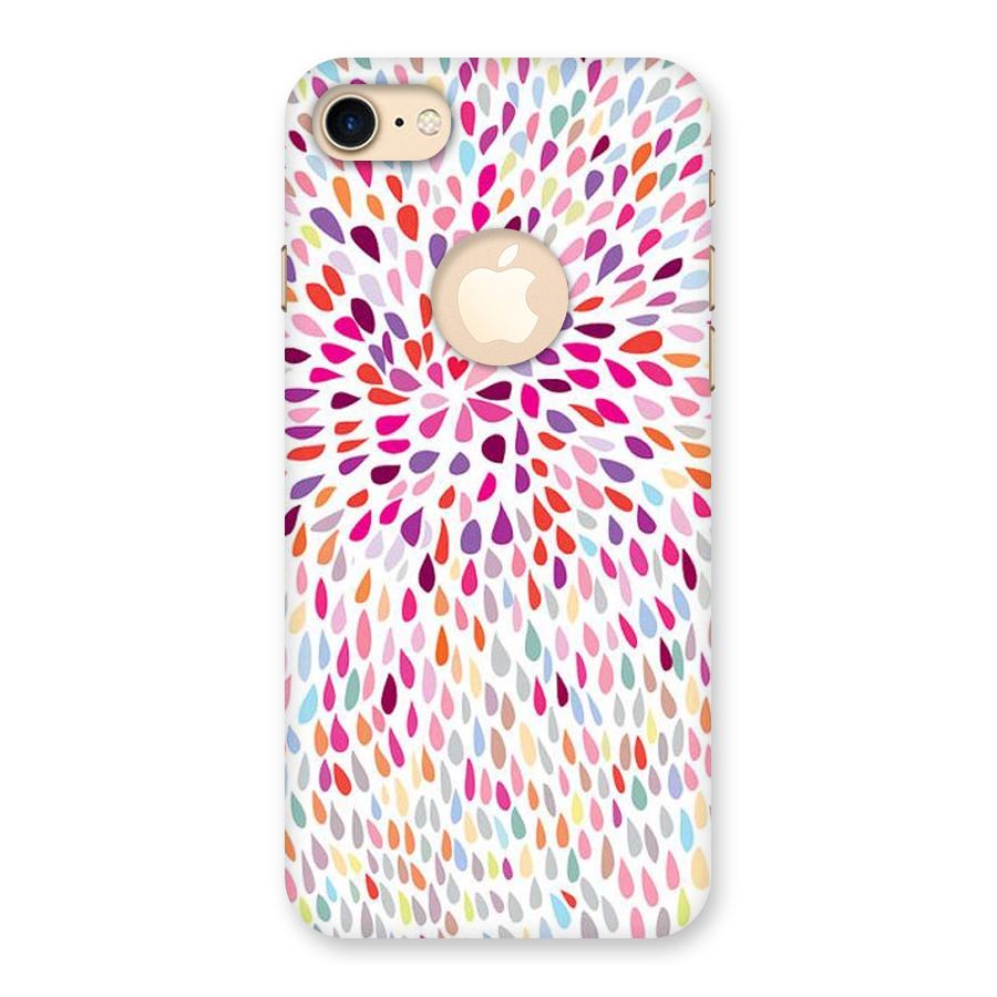 Colorful Decorative Pattern Back Case for iPhone 7 Logo Cut