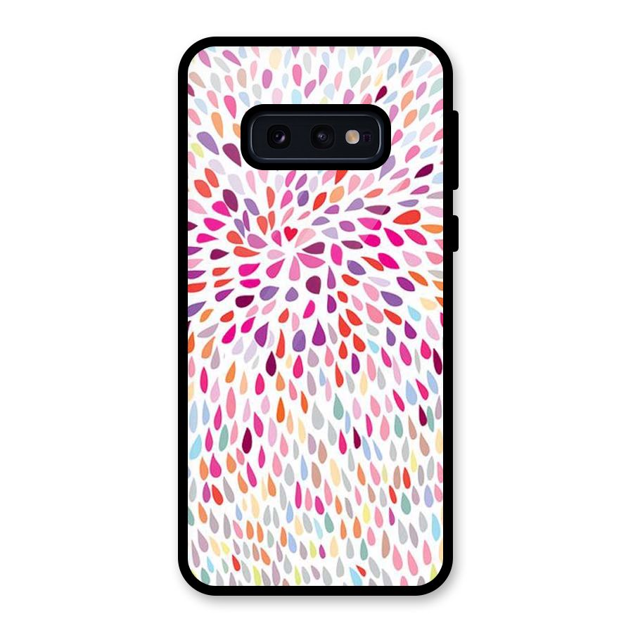 Colorful Decorative Pattern Glass Back Case for Galaxy S10e