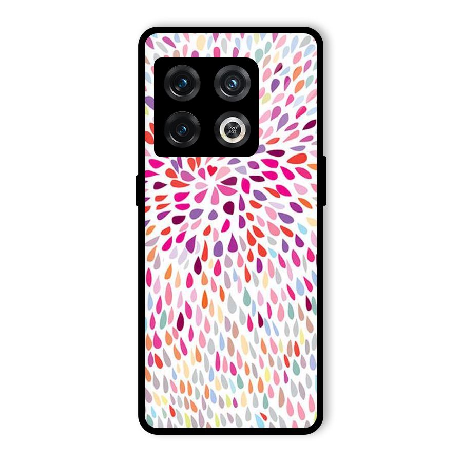 Colorful Decorative Pattern Glass Back Case for OnePlus 10 Pro 5G