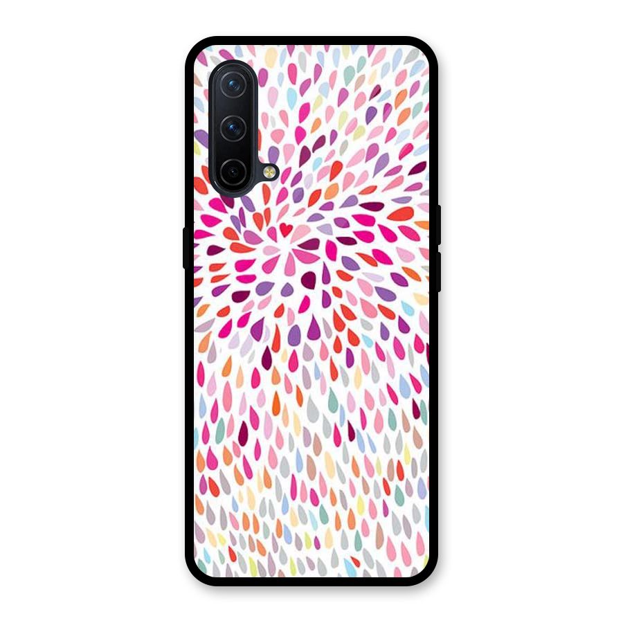 Colorful Decorative Pattern Glass Back Case for OnePlus Nord CE 5G