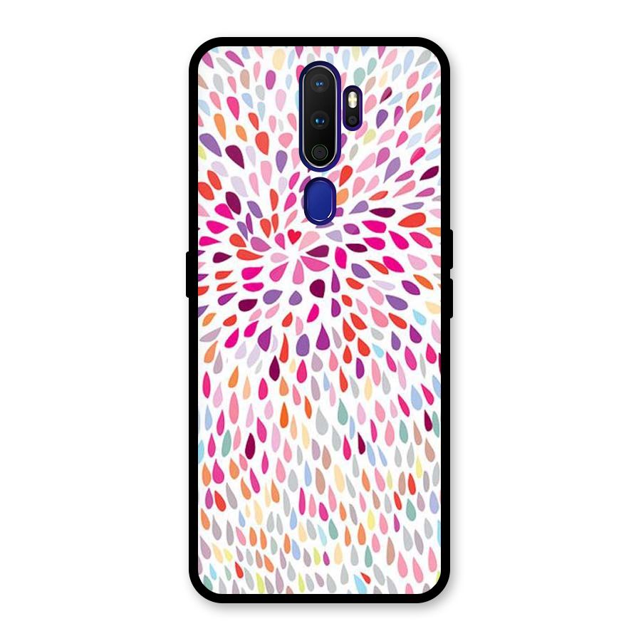 Colorful Decorative Pattern Glass Back Case for Oppo A9 (2020)