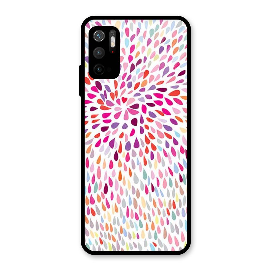 Colorful Decorative Pattern Glass Back Case for Poco M3 Pro 5G