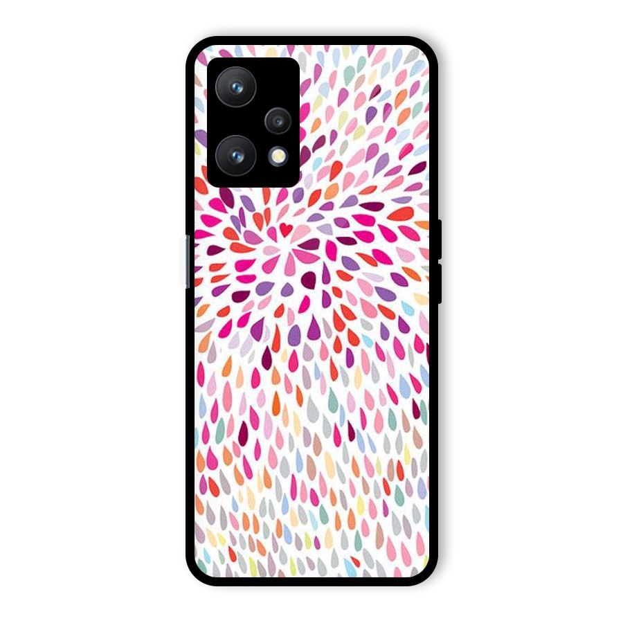 Colorful Decorative Pattern Glass Back Case for Realme 9 Pro 5G