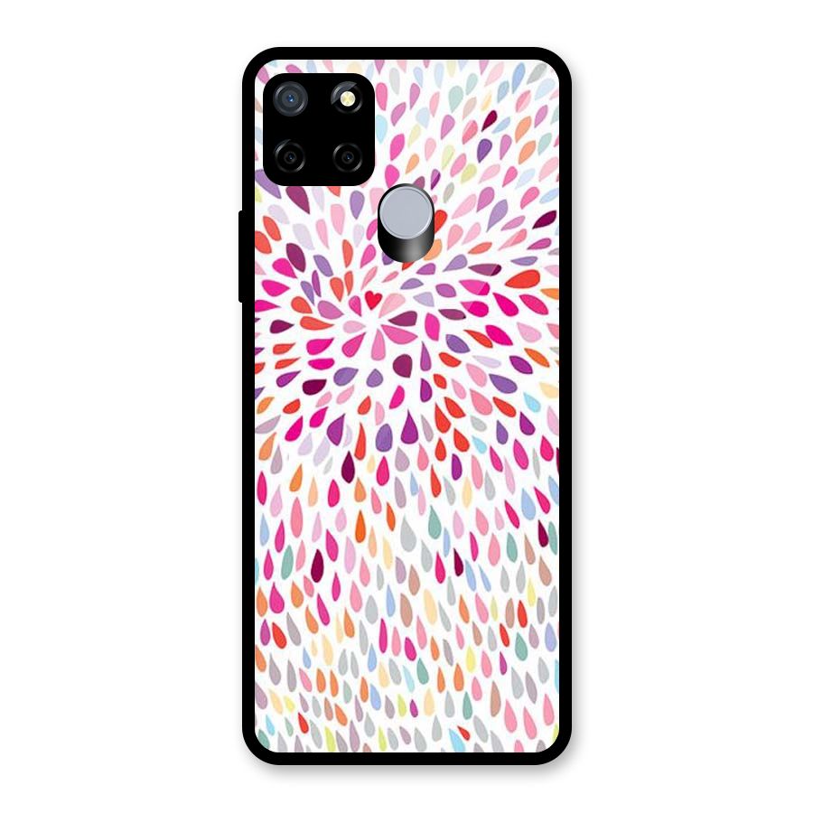 Colorful Decorative Pattern Glass Back Case for Realme Narzo 20