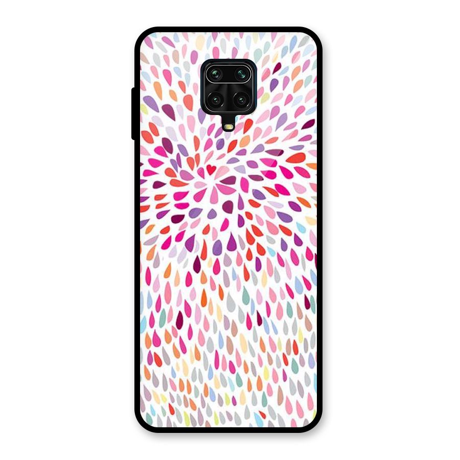 Colorful Decorative Pattern Glass Back Case for Redmi Note 10 Lite