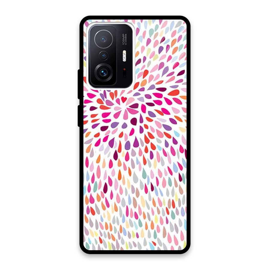 Colorful Decorative Pattern Glass Back Case for Xiaomi 11T Pro