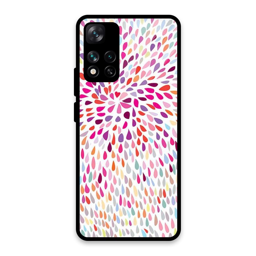 Colorful Decorative Pattern Glass Back Case for Xiaomi 11i 5G