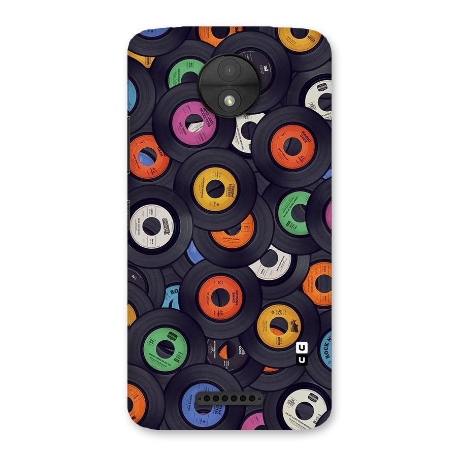 Colorful Disks Back Case for Moto C