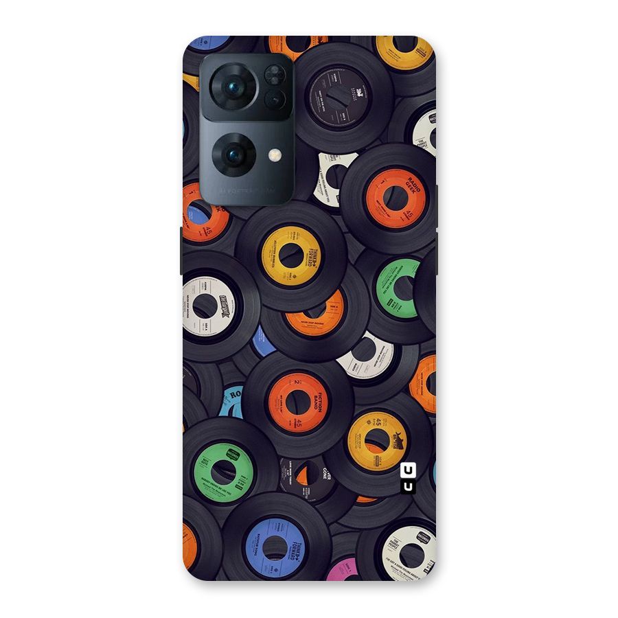 Colorful Disks Back Case for Oppo Reno7 Pro 5G
