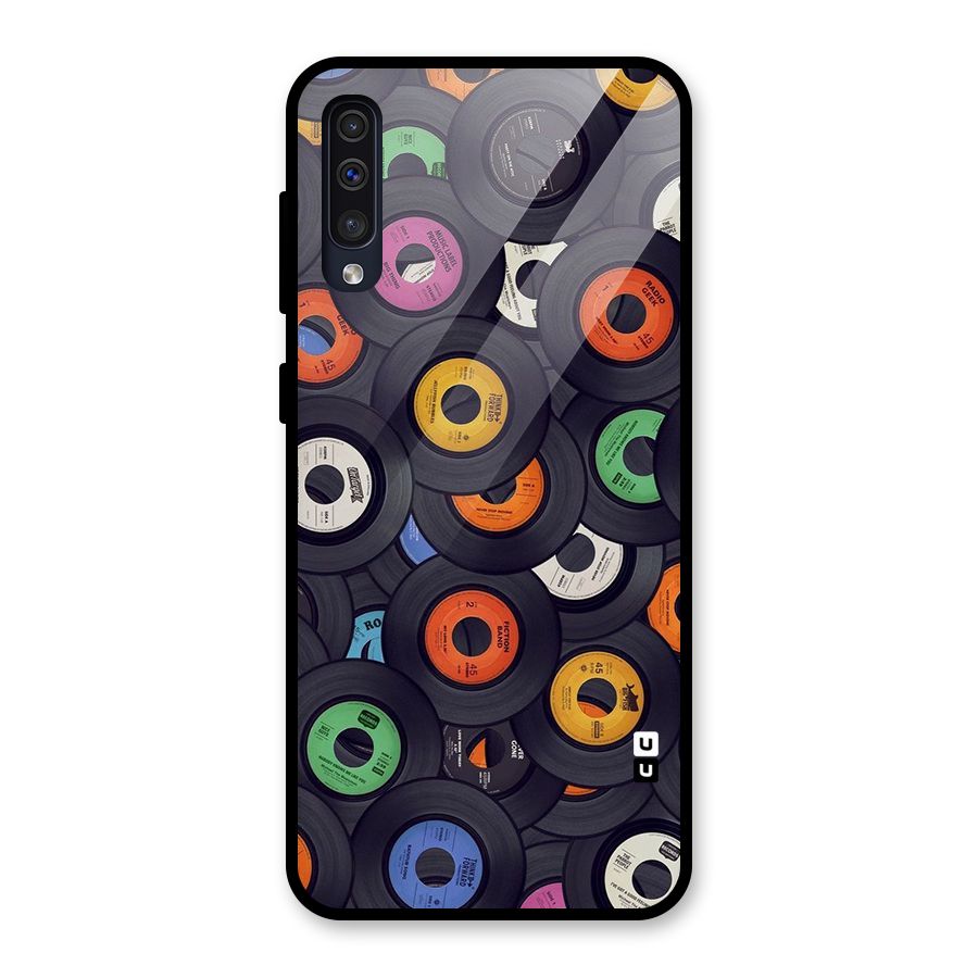 Colorful Disks Glass Back Case for Galaxy A50