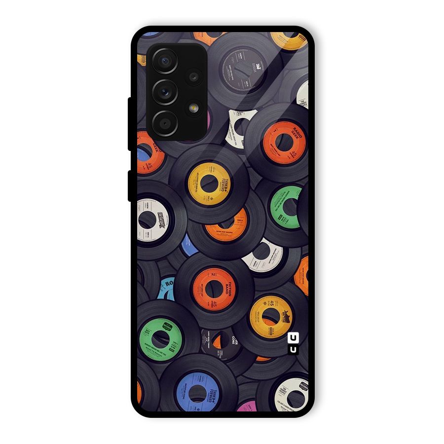 Colorful Disks Glass Back Case for Galaxy A53 5G