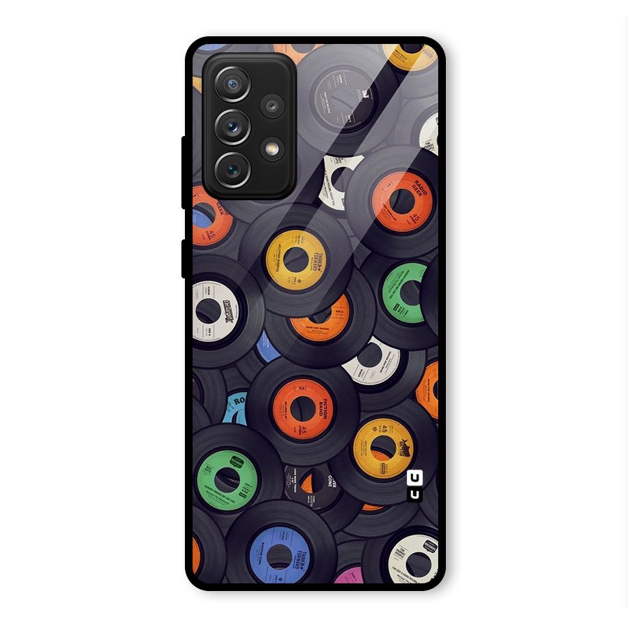 Colorful Disks Glass Back Case for Galaxy A72