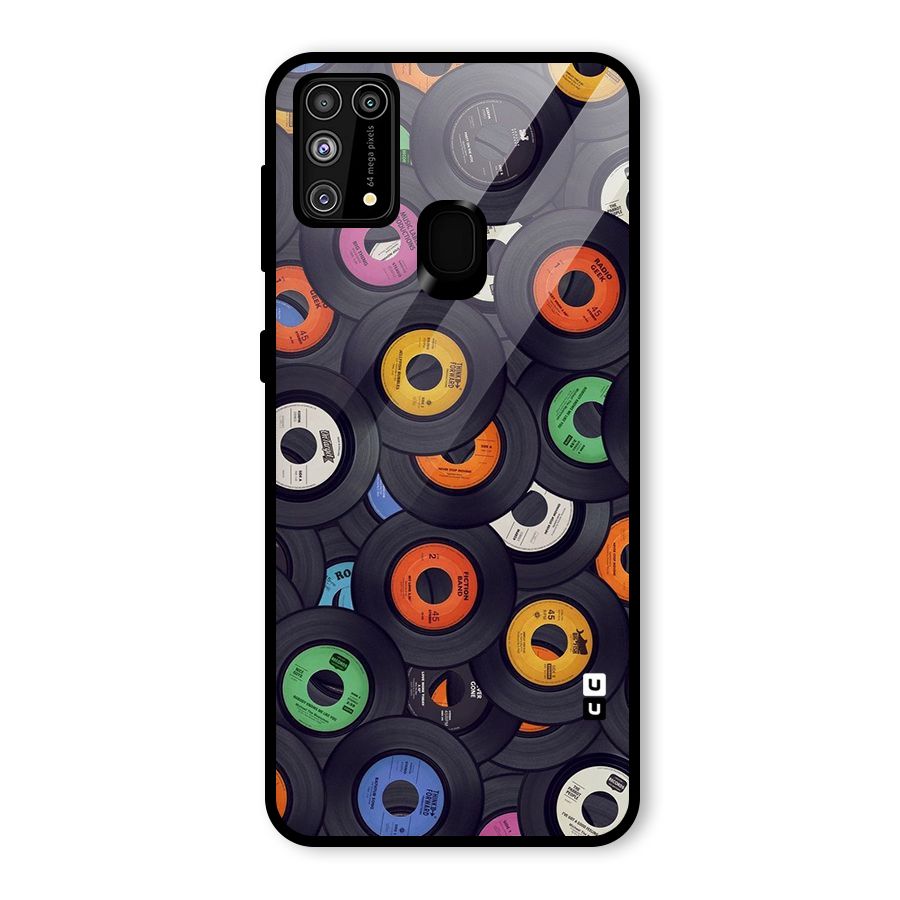 Colorful Disks Glass Back Case for Galaxy F41
