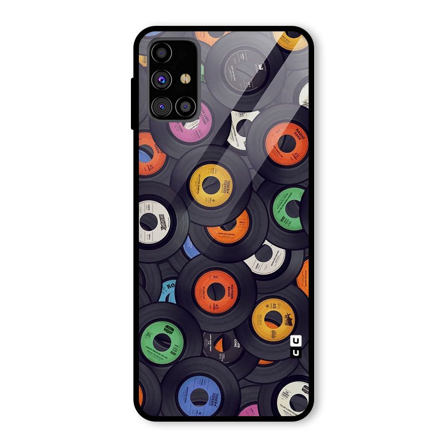 Colorful Disks Glass Back Case for Galaxy M31s