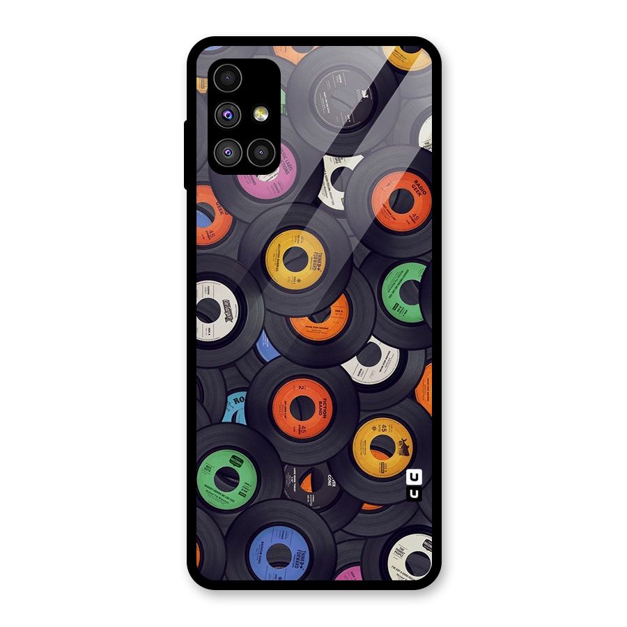 Colorful Disks Glass Back Case for Galaxy M51