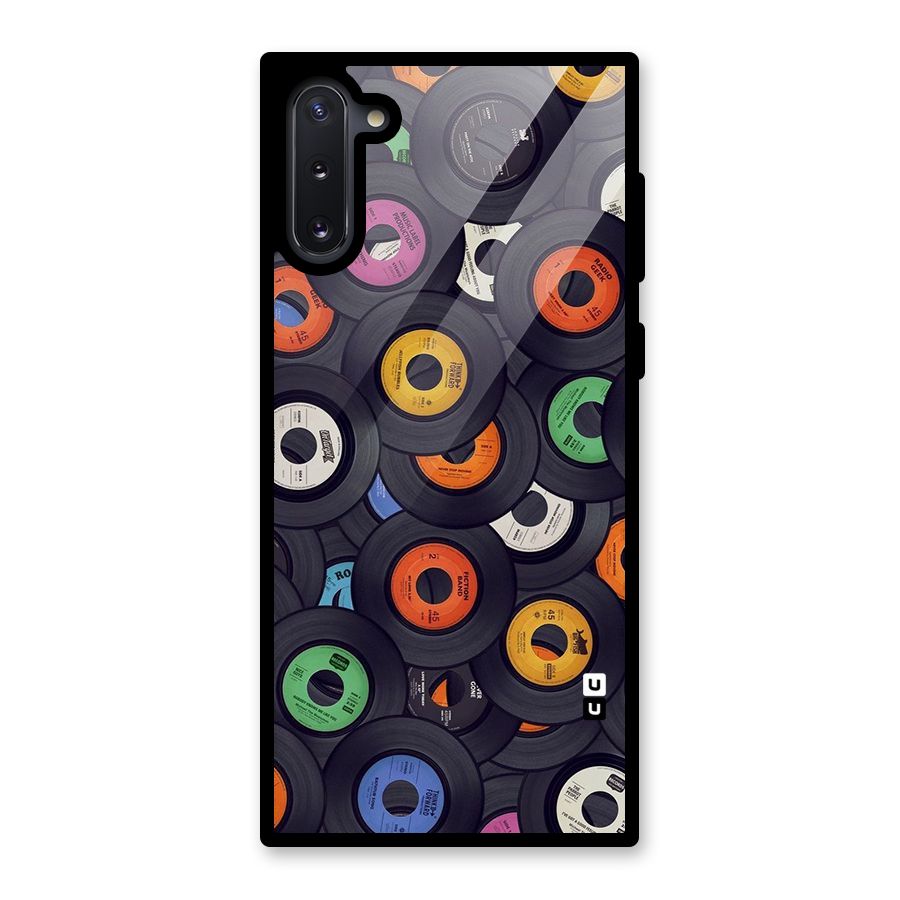 Colorful Disks Glass Back Case for Galaxy Note 10