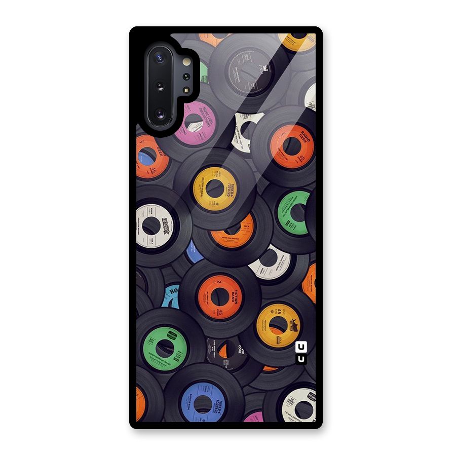 Colorful Disks Glass Back Case for Galaxy Note 10 Plus