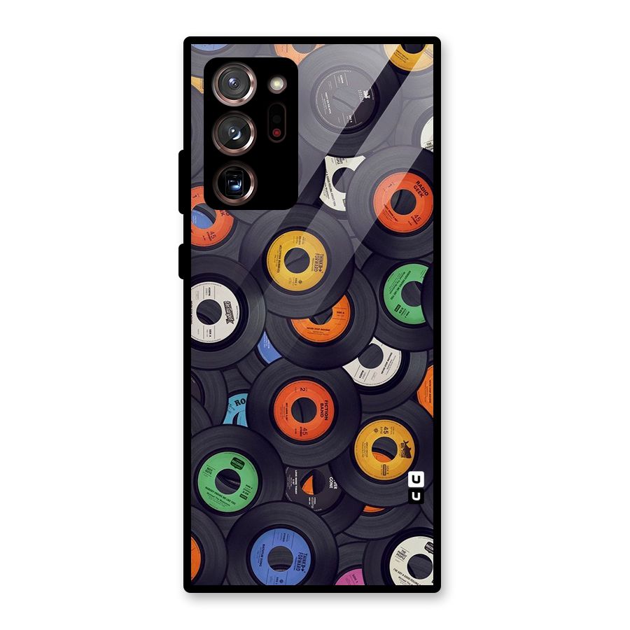 Colorful Disks Glass Back Case for Galaxy Note 20 Ultra