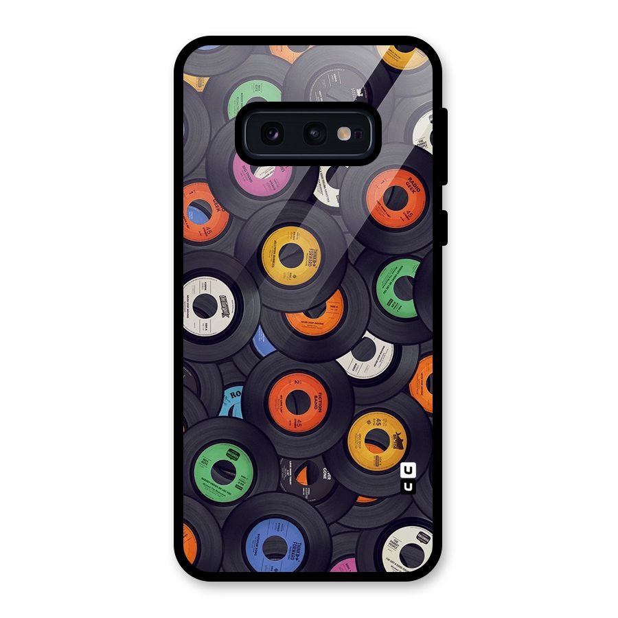 Colorful Disks Glass Back Case for Galaxy S10e