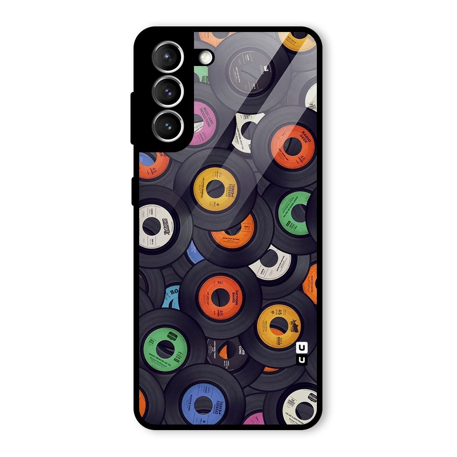 Colorful Disks Glass Back Case for Galaxy S21 5G