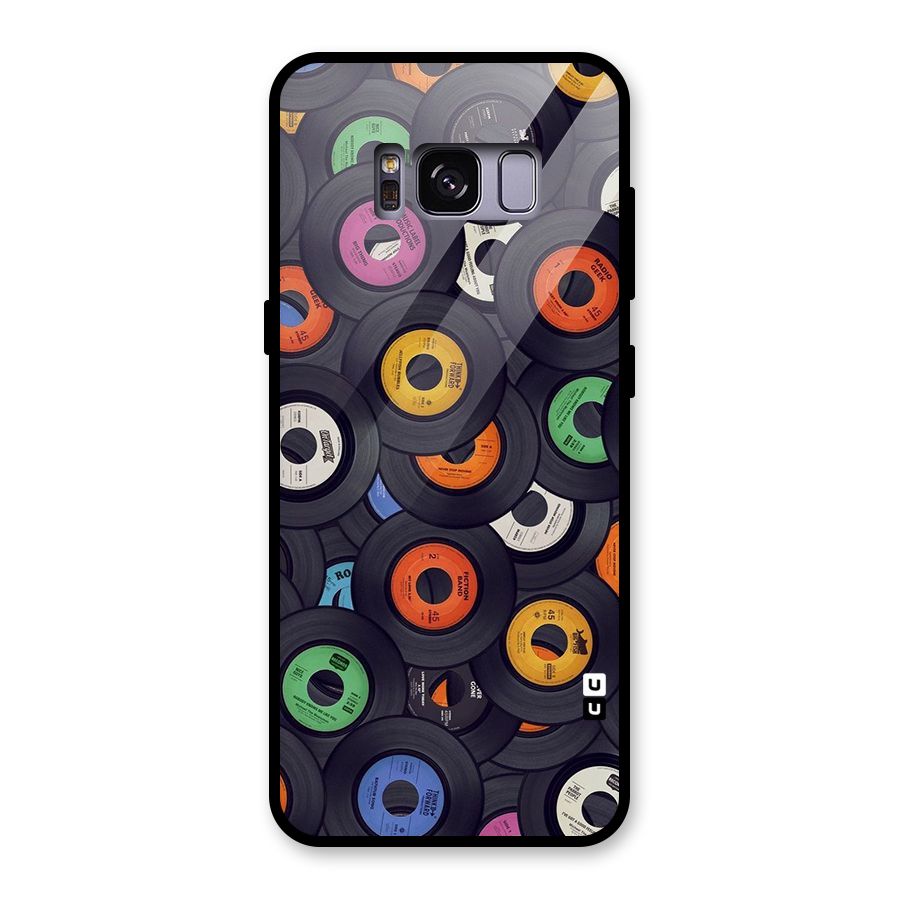 Colorful Disks Glass Back Case for Galaxy S8