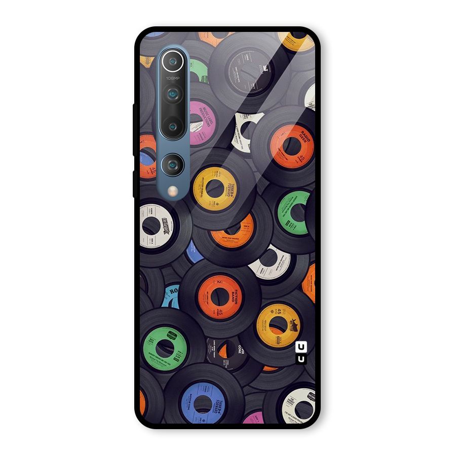 Colorful Disks Glass Back Case for Mi 10