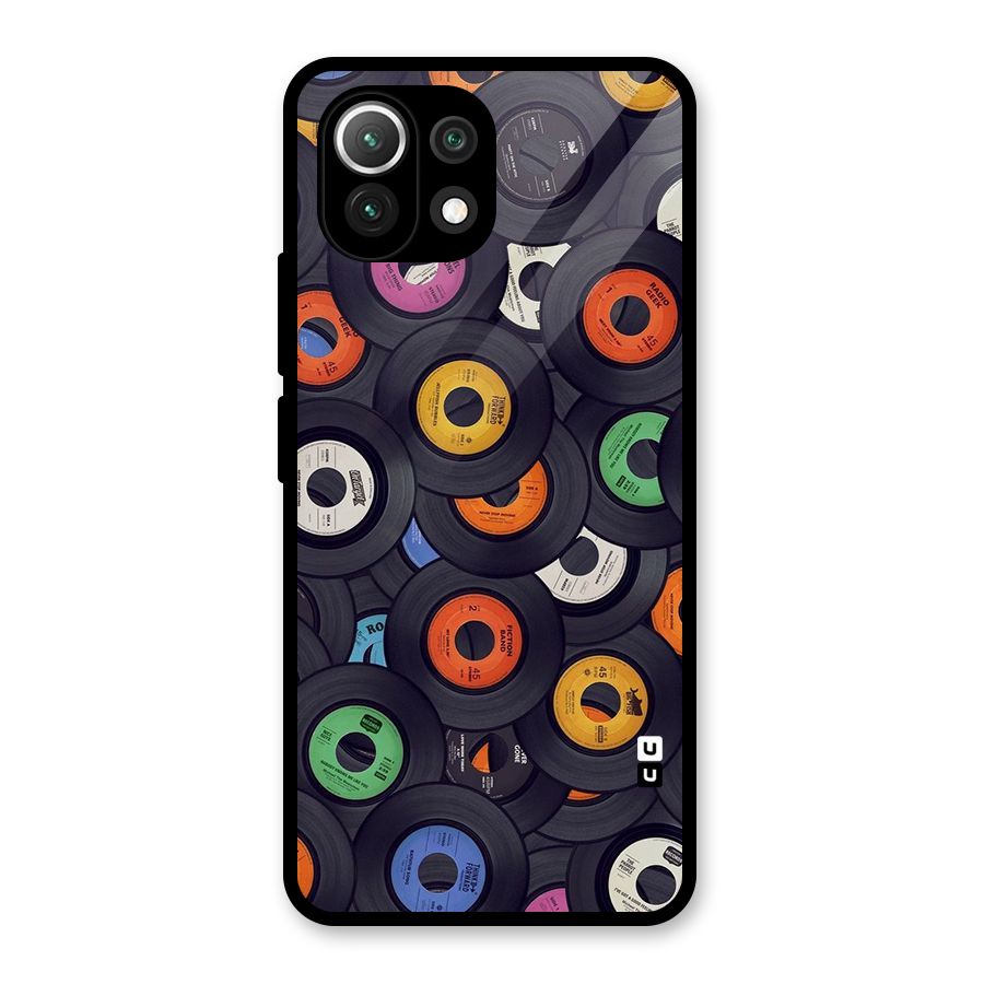 Colorful Disks Glass Back Case for Mi 11 Lite NE 5G