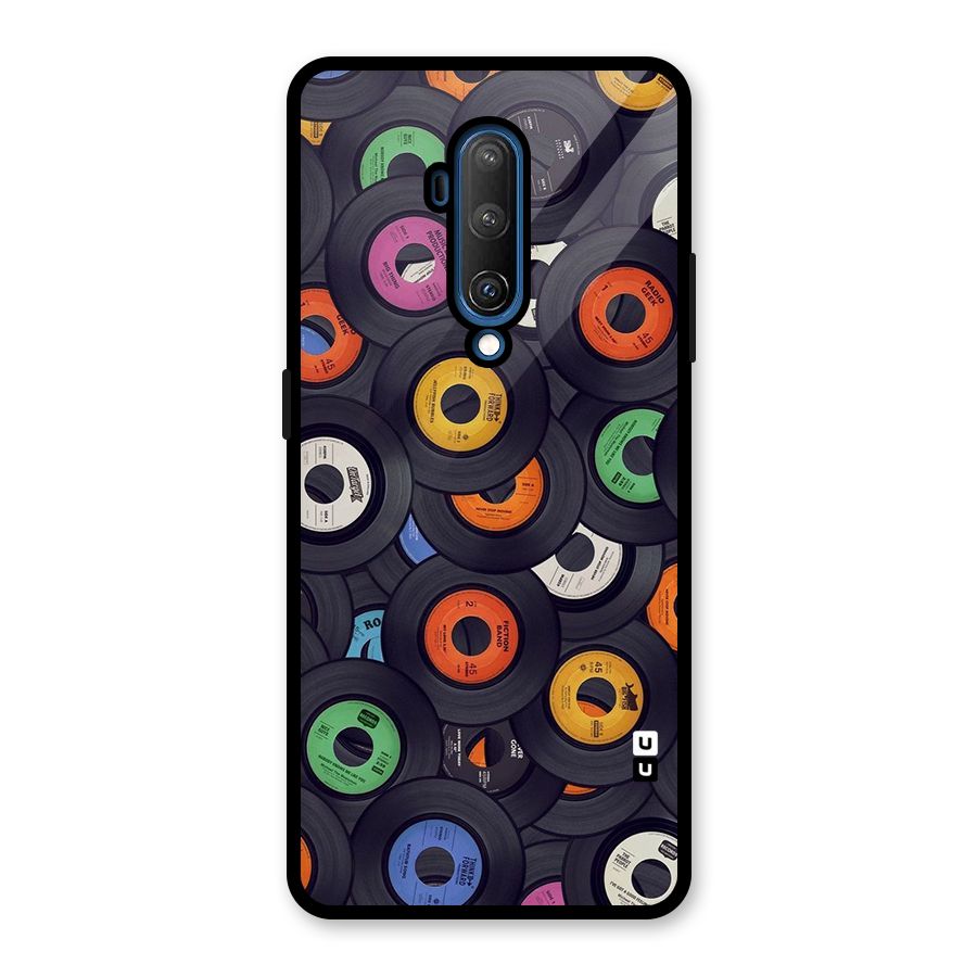 Colorful Disks Glass Back Case for OnePlus 7T Pro