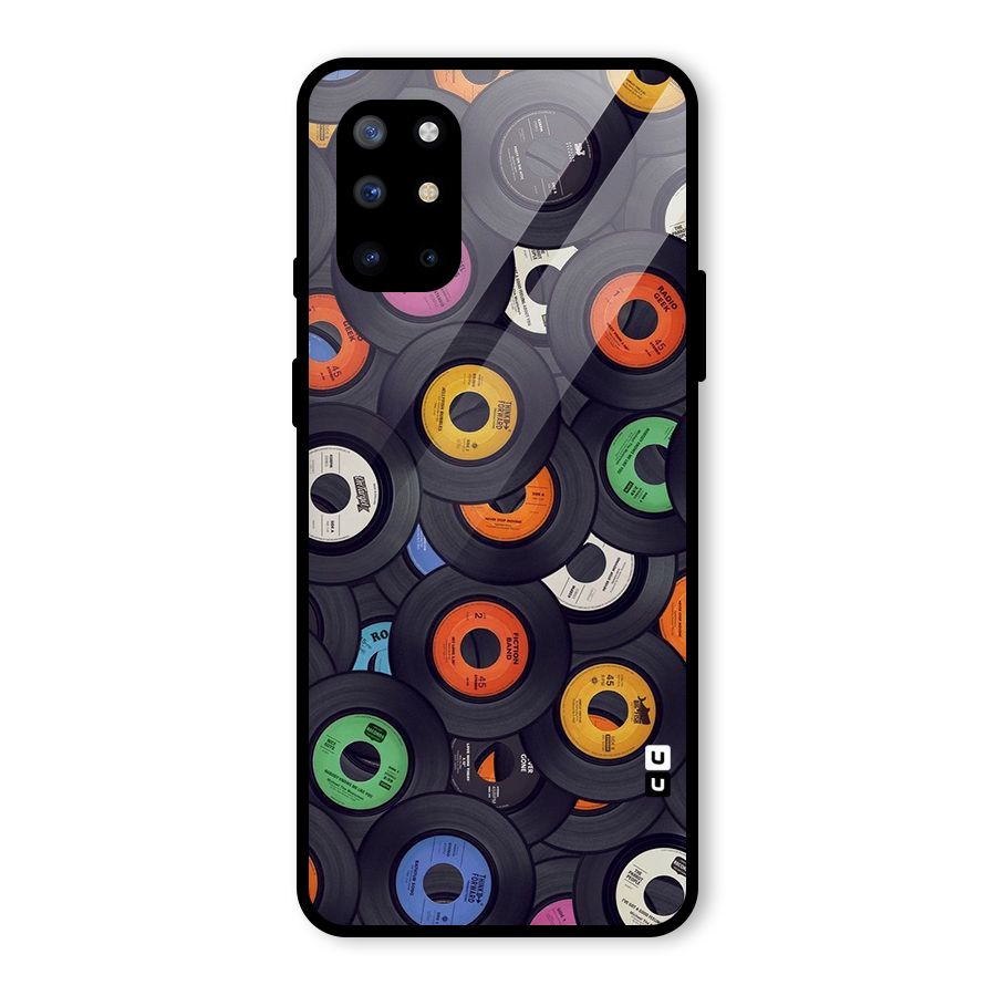 Colorful Disks Glass Back Case for OnePlus 8T