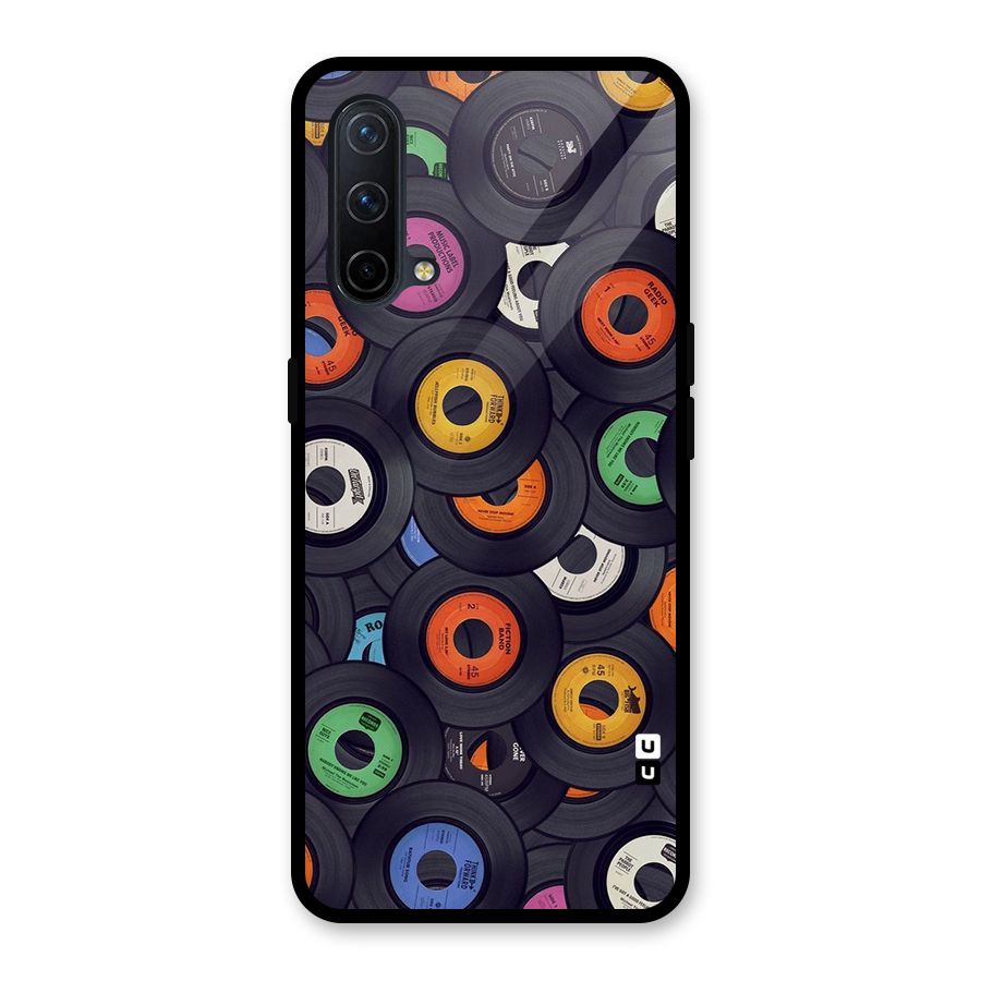 Colorful Disks Glass Back Case for OnePlus Nord CE 5G