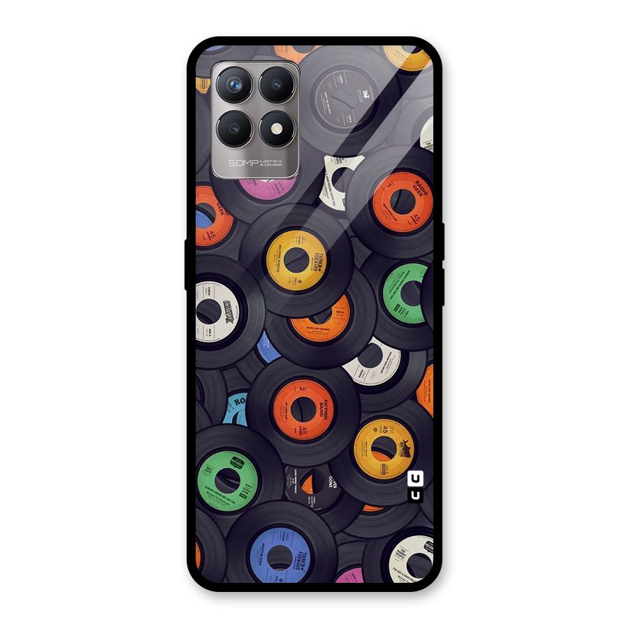 Colorful Disks Glass Back Case for Realme 8i