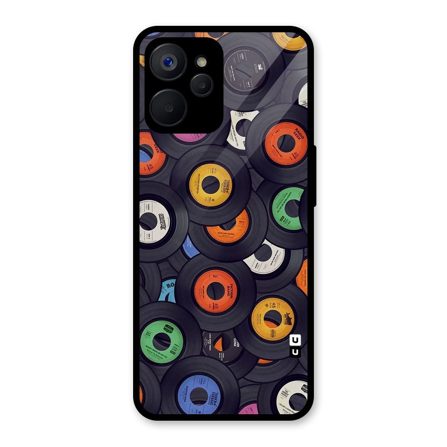 Colorful Disks Glass Back Case for Realme 9i 5G