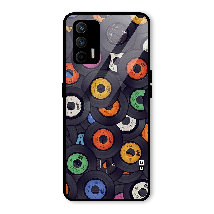 Colorful Disks Glass Back Case for Realme GT 5G